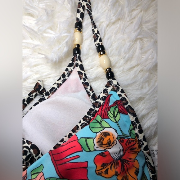 Bruno Banani Tropical Floral Bikini Top 38/A/B NWOT - Picture 11 of 14